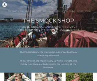 Thesmockshop.com(Made in Cornwall since 1976) Screenshot