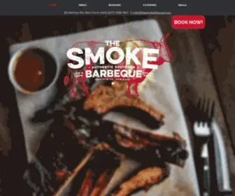 Thesmokebbq.com.au(Extraordinarily tasty meals for American food lovers) Screenshot