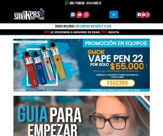 Thesmokersstore.com(Cigarrillos Electronicos The Smokers Store) Screenshot