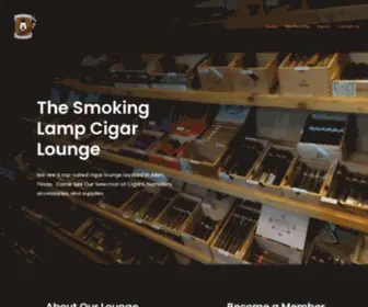Thesmokinglampcigarlounge.com(The Smoking Lamp Cigar Lounge) Screenshot