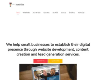Thesmpgroup.com(A Digital Media Compay Web Design) Screenshot