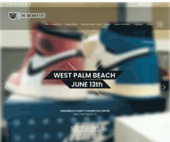 Thesneakerexit.com(Ultimate Sneaker Trade Show) Screenshot