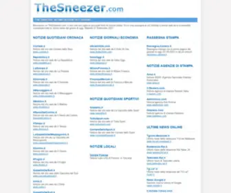 Thesneezer.com(Ultime Notizie del Giorno) Screenshot