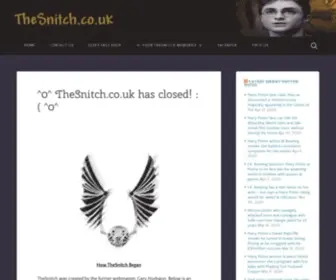 Thesnitch.co.uk(Britain's best Harry Potter website from) Screenshot