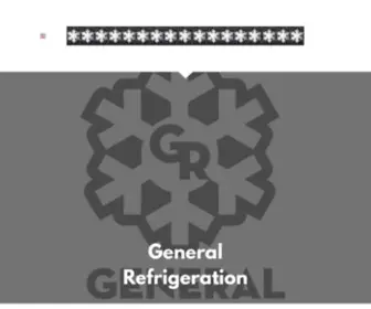 Thesnowflake.com(General Refrigeration) Screenshot