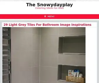 Thesnowydayplay.com(Coloring Ideas for Kids) Screenshot