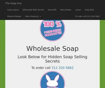 Thesoapguy.com(Wholesale Soap Loaves $1.17 Bars Private Label (Update 2019)) Screenshot