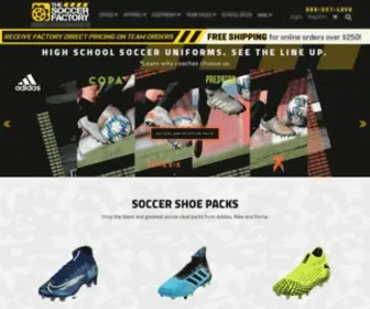 Thesoccerfactory.com(The Soccer Factory) Screenshot