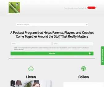 Thesoccersidelines.com(The Soccer Sidelines) Screenshot