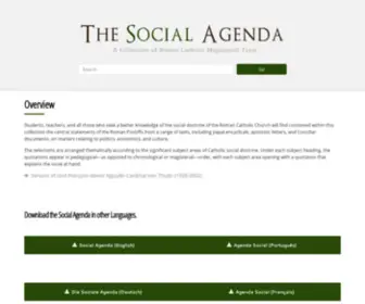 Thesocialagenda.org(The Social Agenda) Screenshot