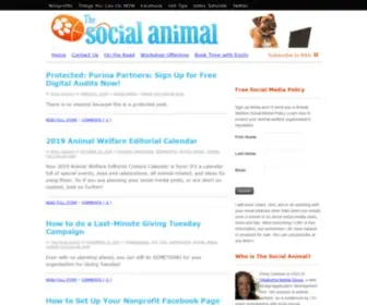 Thesocialanimal.com(The Social Animal) Screenshot