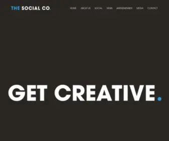 Thesocialco.co.uk(Through a team of specialists in every department we work together to turn strategy into content) Screenshot