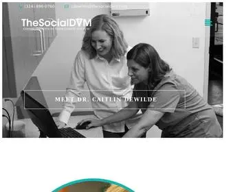 Thesocialdvm.com(The Social DVM) Screenshot