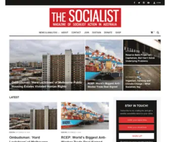 Thesocialist.org.au(The Socialist) Screenshot