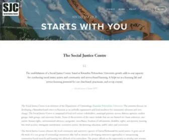 Thesocialjusticecentre.org(The Social Justice Centre) Screenshot