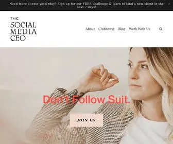 Thesocialmedia.ceo(The Social Media CEO) Screenshot
