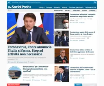 Thesocialpost.it(The Social Post) Screenshot