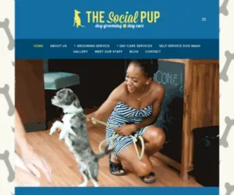 Thesocialpup.com(The Social Pup) Screenshot