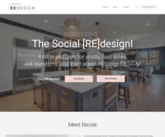 Thesocialredesign.com(Home Design) Screenshot