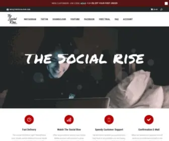 Thesocialrise.com(The Social Rise) Screenshot