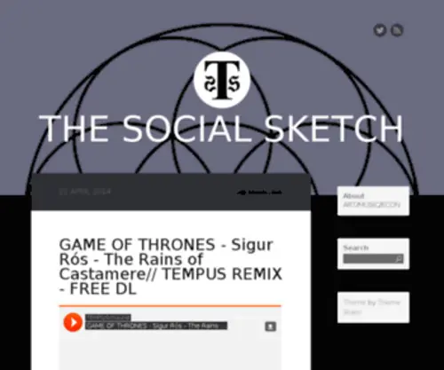Thesocialsketch.com(The Social Sketch) Screenshot
