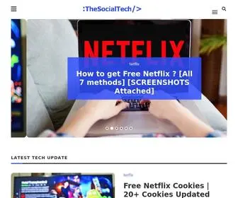 Thesocialtech.com(Just another WordPress site) Screenshot
