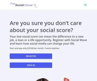 Thesocialwave.co.uk(The Social Wave) Screenshot
