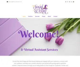 Thesocialwizard.com(Social Media Manager & Virtual Assistant) Screenshot