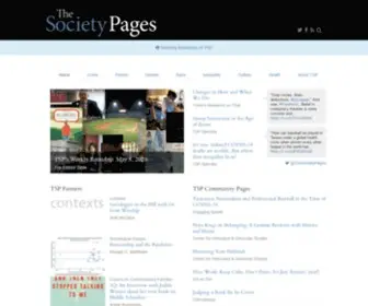Thesocietypages.org(The Society Pages (TSP)) Screenshot