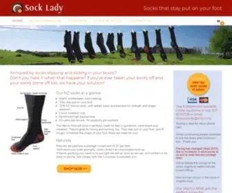 Thesocklady.co.nz(Merino Wool Socks NZ) Screenshot