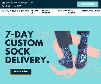 Thesocktologist.com(Custom Socks with 7 day Turnaround) Screenshot