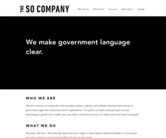 Thesocompany.com(The So Company) Screenshot