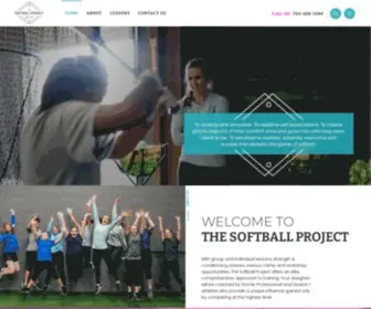 Thesoftballproject.com(The Softball Project) Screenshot