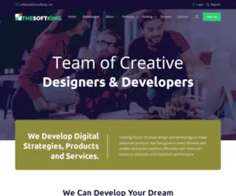 Thesoftking.com(Team of Creative Designers and Developers) Screenshot