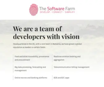 Thesoftwarefarm.co.uk(TheSoftwareFarm) Screenshot