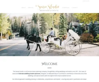 Thesoireestudio.com(Colorado wedding planners. The Soirée Studio) Screenshot