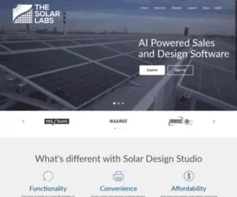 Thesolarlabs.com(Thesolarlabs Powerful Software for Solar Design & Sales Growth) Screenshot