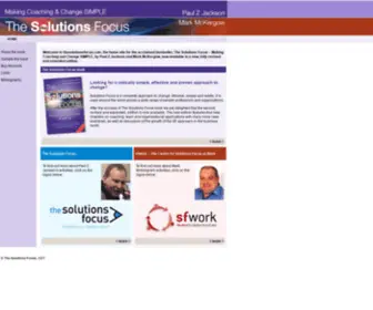 Thesolutionsfocus.com(The Solutions Focus) Screenshot