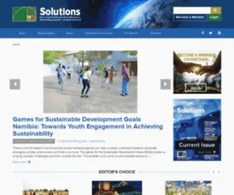 Thesolutionsjournal.com(The Solutions Journal) Screenshot