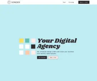 Thesonder.ca(Your Digital Agency) Screenshot