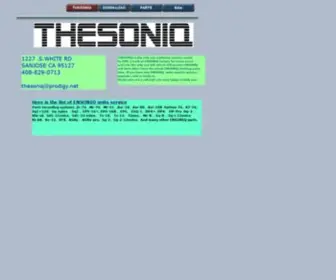 Thesoniq.com(Thesoniq) Screenshot