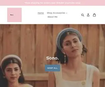 Thesonoshop.com(Padded Headbands) Screenshot