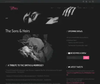 Thesonsandheirs.com(The Sons and Heirs) Screenshot