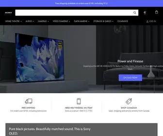 Thesonyshop.ca(The Sony Shop) Screenshot