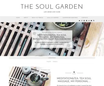 Thesoulgarden.it(LIVE GROW LOVE GLOW) Screenshot