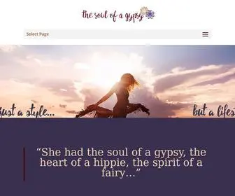 Thesoulofagypsy.com(Boho Lifestyle) Screenshot