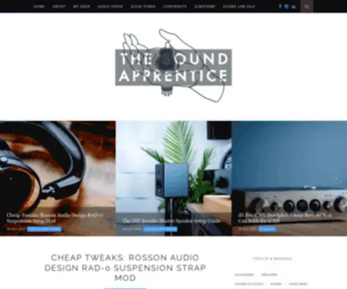 Thesoundapprentice.com(The Sound Apprentice) Screenshot