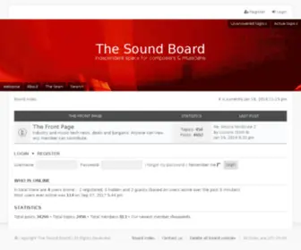 Thesoundboard.net(The Sound Board) Screenshot