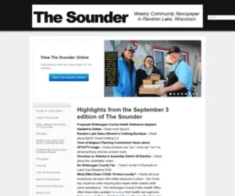 Thesounder.com(The Sounder) Screenshot