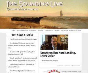 Thesoundingline.com(The Sounding Line) Screenshot